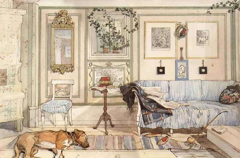 Carl Larsson Lazy Nook oil painting picture